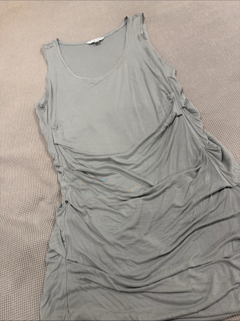 CAbi Light Gray Ruched Tank Dress - Picture 4 of 4